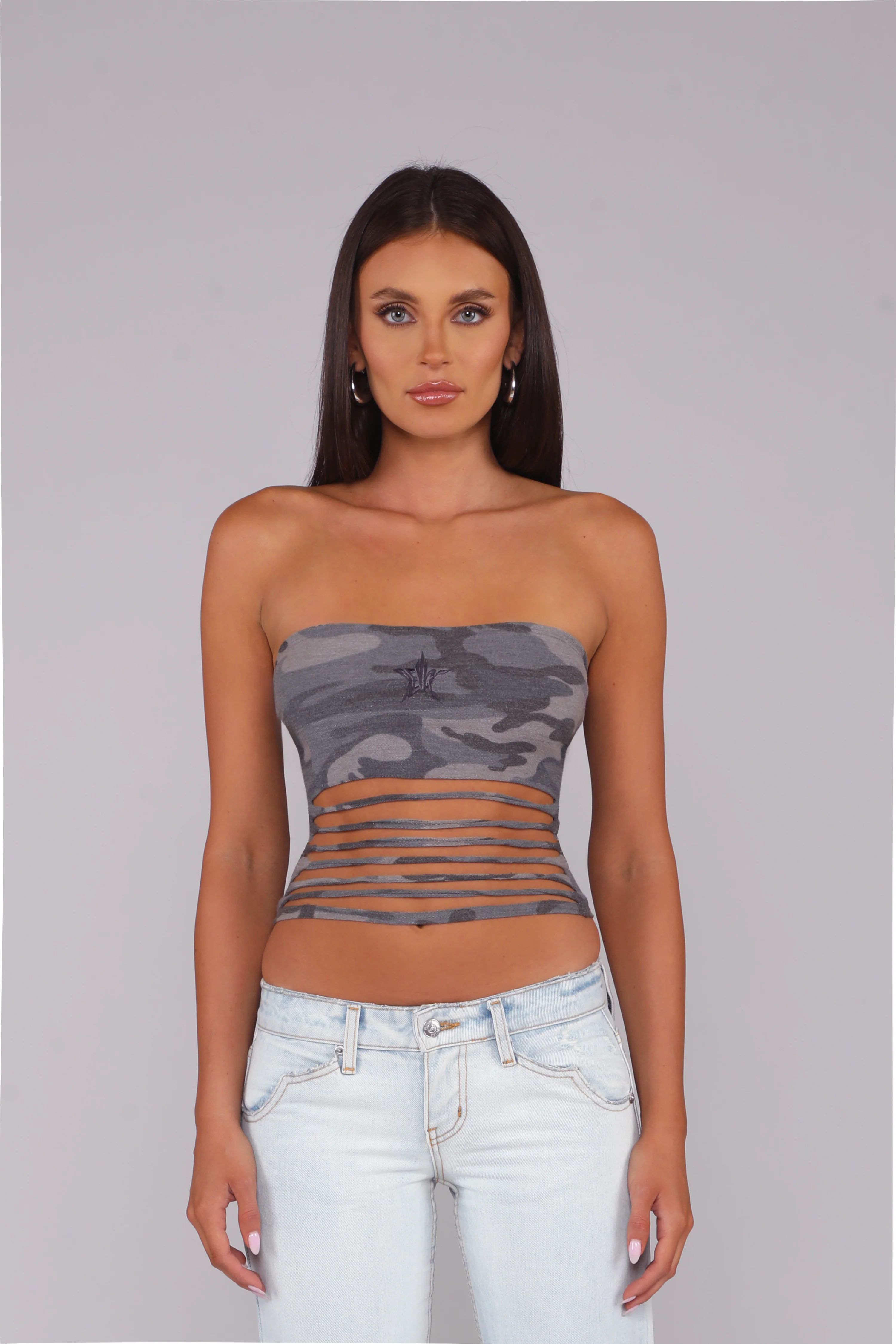 CUTAWAY TUBE TOP / ARMY BRAT